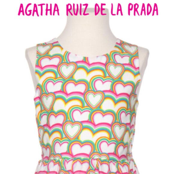 Agatha Ruiz de la Prada heartful dress NWT